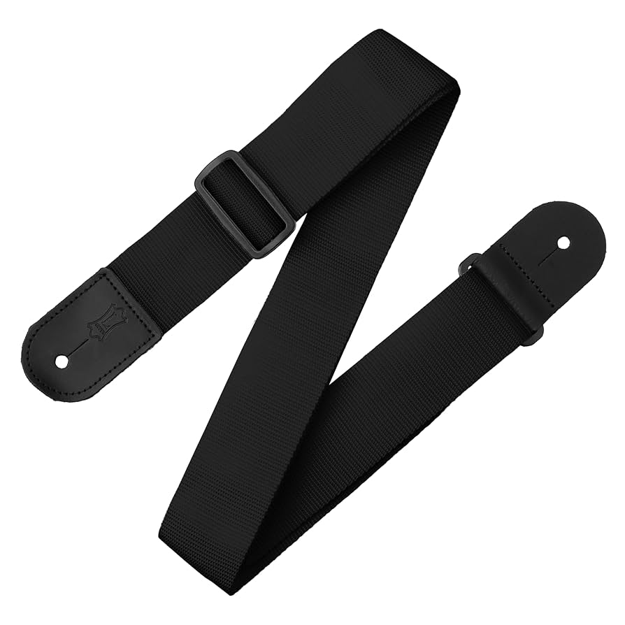 レザー ブラック ホルスターストラップ Fender Broken-In Leather Strap Black レザーストラップ